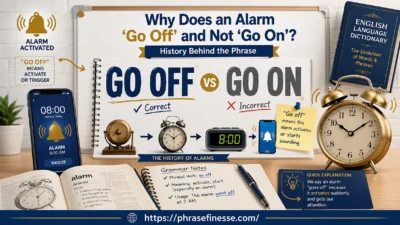 Alarm “Go Off” and Not “Go On”