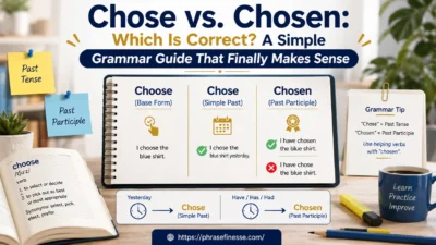 Chose vs Chosen