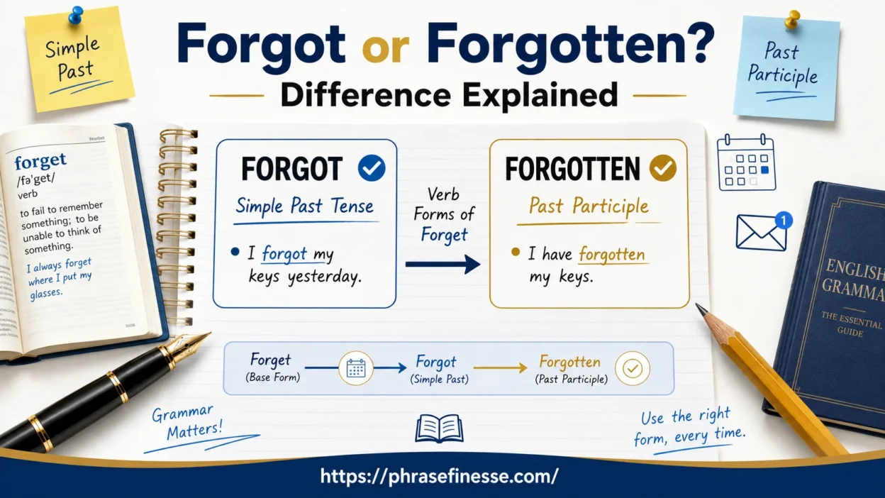 Forgot or Forgotten