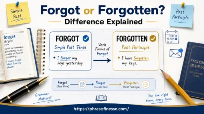 Forgot or Forgotten