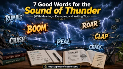Good Words for the Sound of Thunder