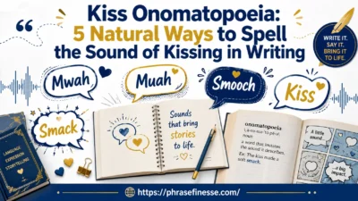 Natural Ways to Spell the Sound of Kissing