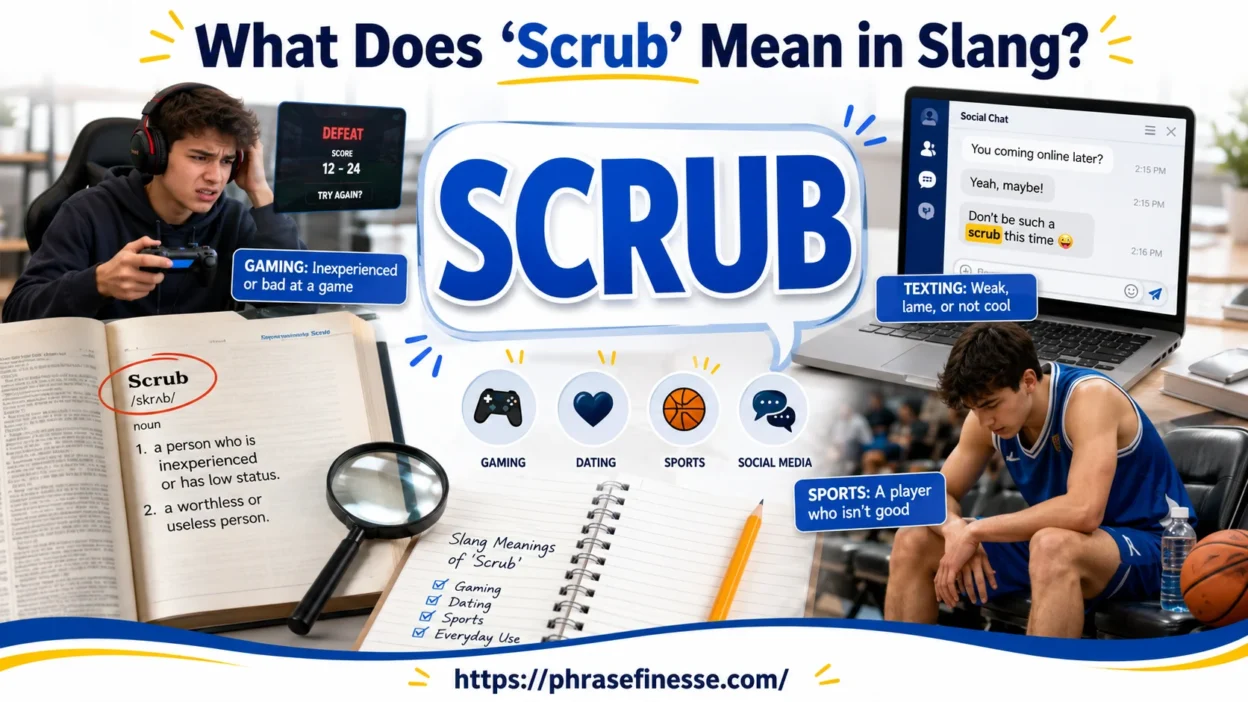“Scrub” Mean in Slang