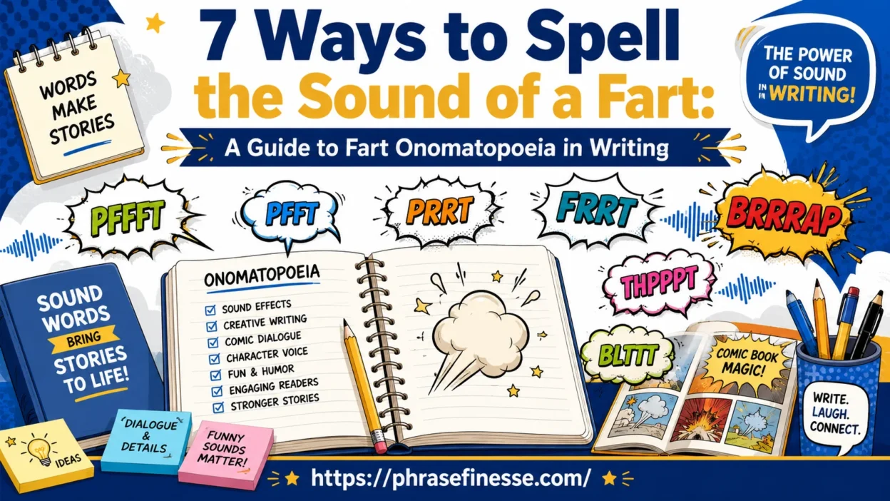 Ways to Spell the Sound of a Fart