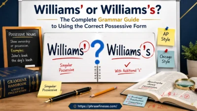 Williams’ or Williams’s
