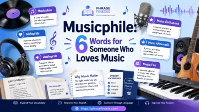 Words for Someone Who Loves Music 