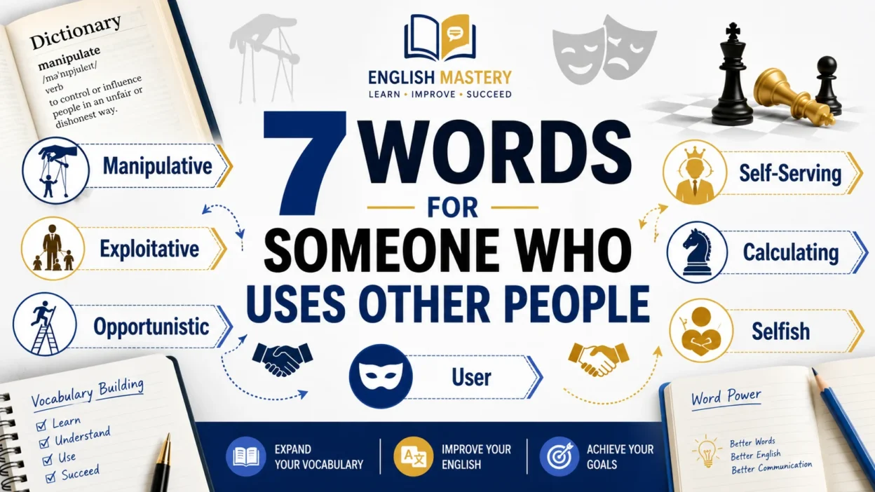 Words for Someone Who Uses Other People