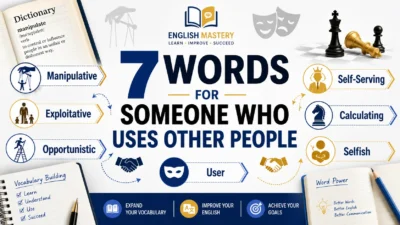 Words for Someone Who Uses Other People