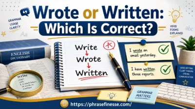 Wrote or Written