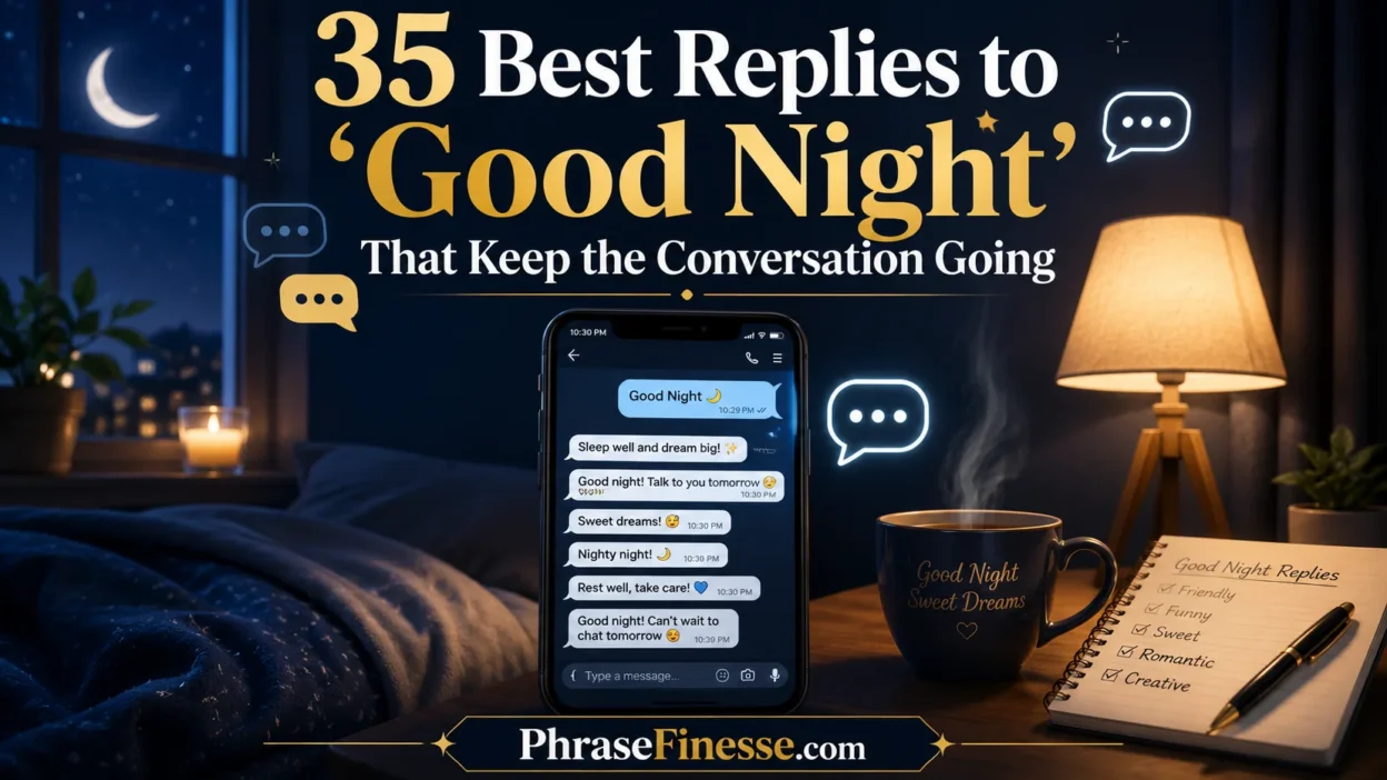 Best Replies to “Good Night”