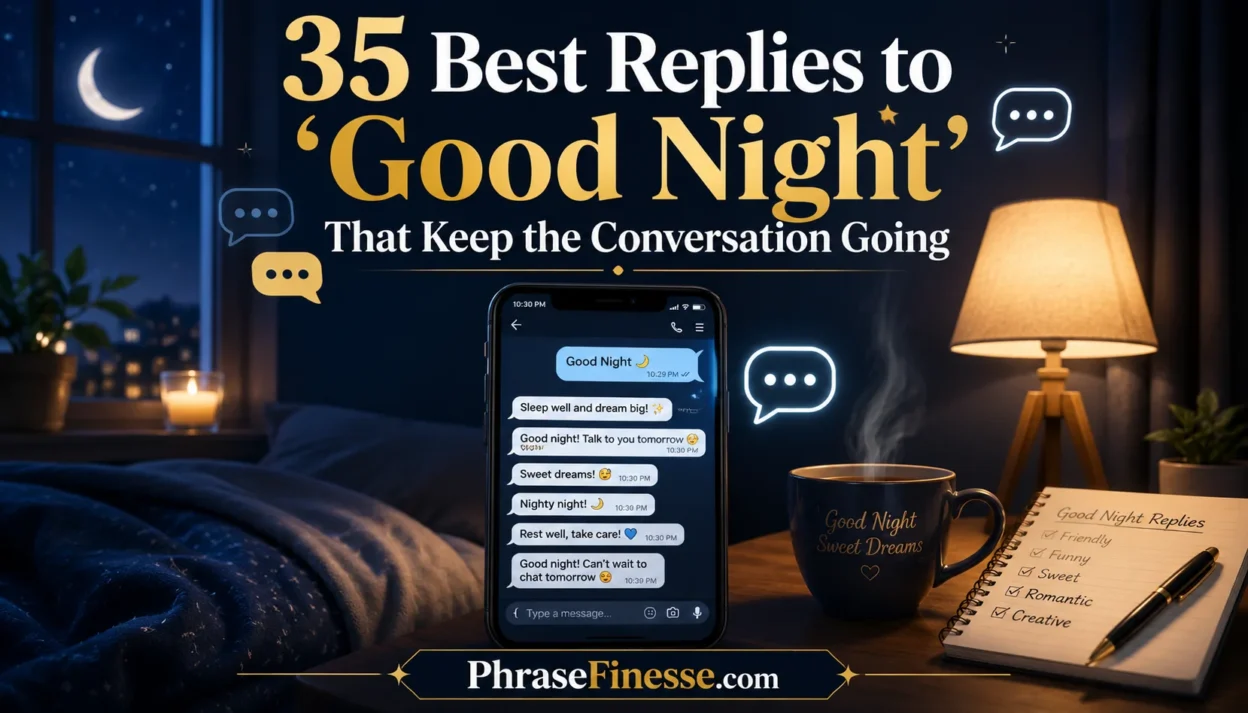Best Replies to “Good Night”