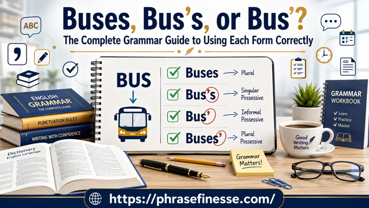 Buses or Bus’s