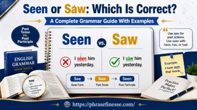 Seen or Saw