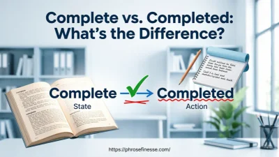 Complete vs. Completed