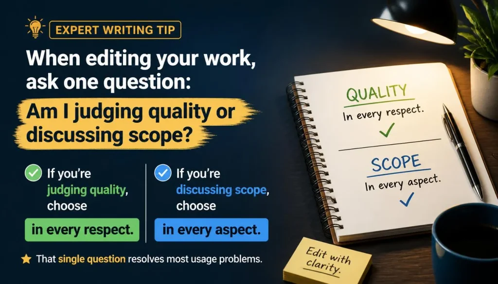 Expert Writing Tip