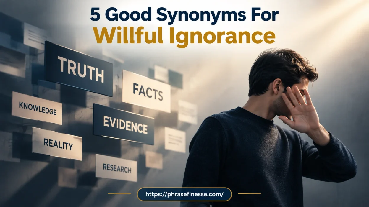 Synonyms For Wilful Ignorance