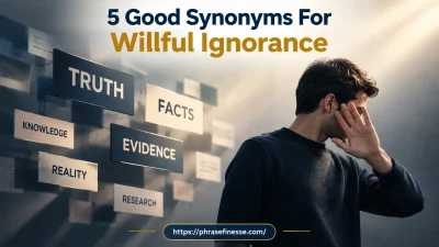 Synonyms For Wilful Ignorance