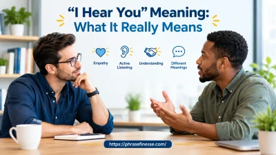 Person listening attentively during a conversation illustrating the meaning of the phrase “I Hear You” and active listening in communication.