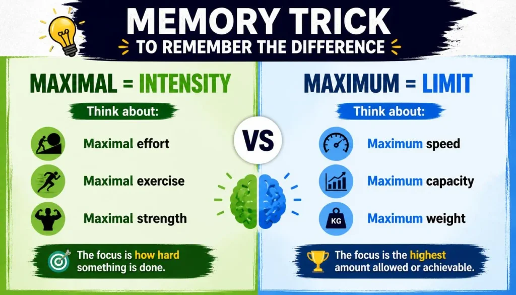 Memory Trick to Remember the Difference