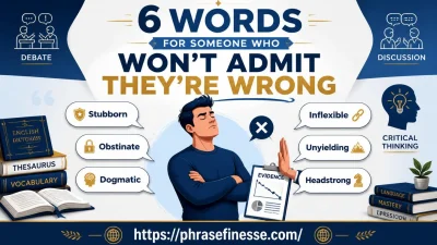 Someone Who Won’t Admit They’re Wrong 