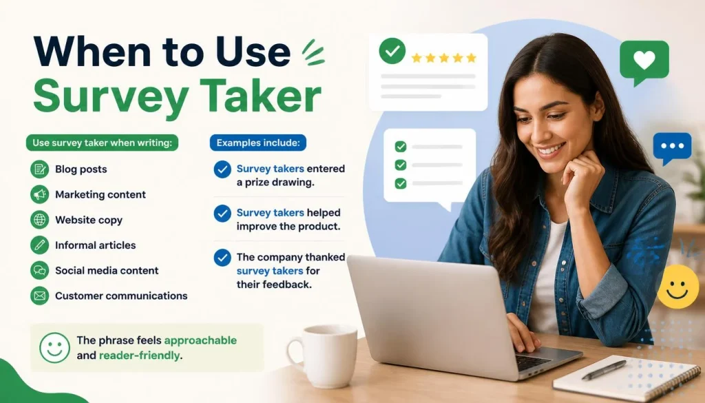 When to Use Survey Taker
