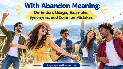 with abandon