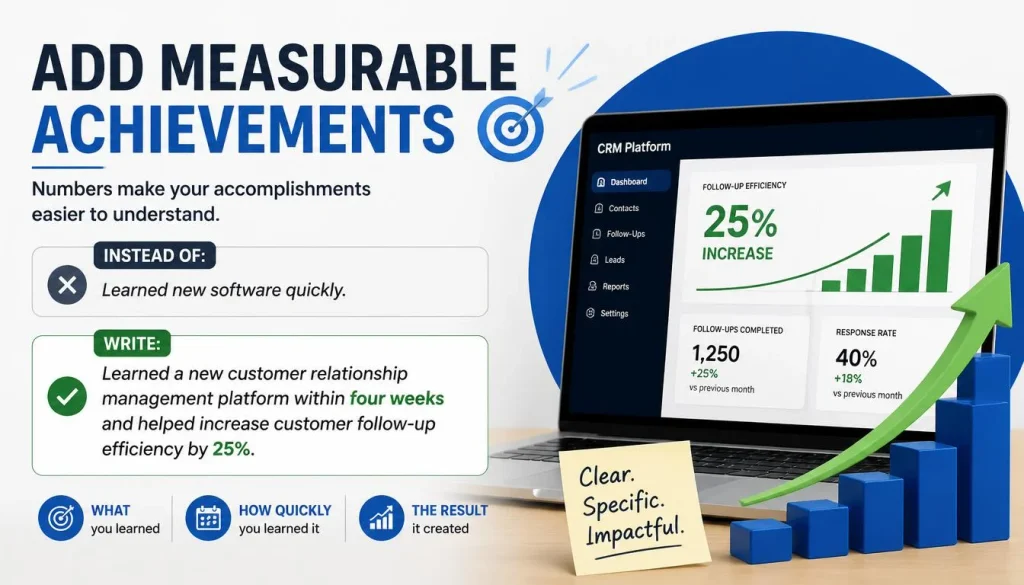 Add Measurable Achievements