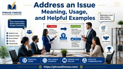 Address an Issue Meaning