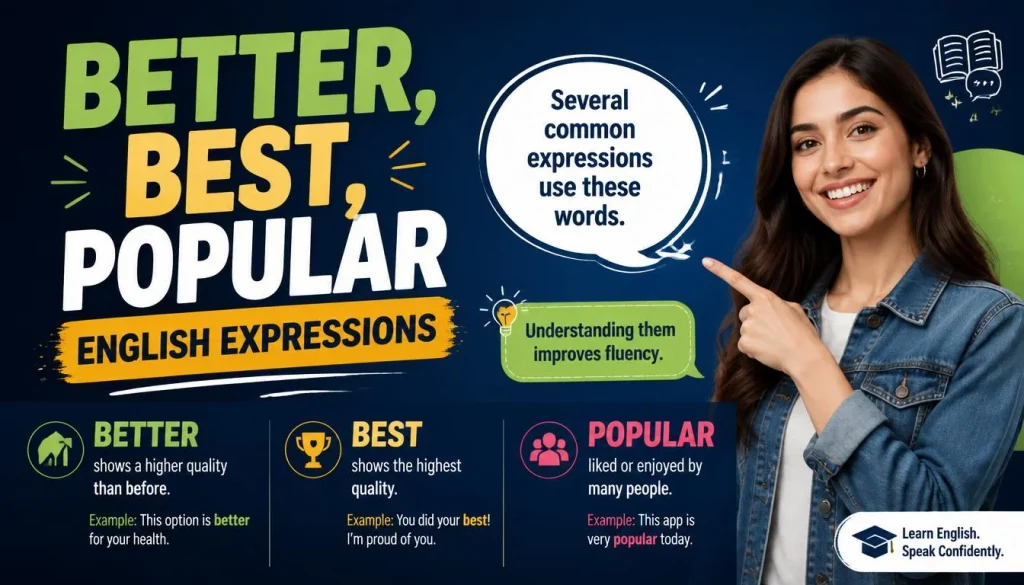 Better, Best, and Popular English Expressions