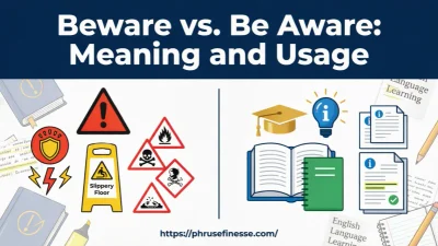 Beware vs. Be Aware