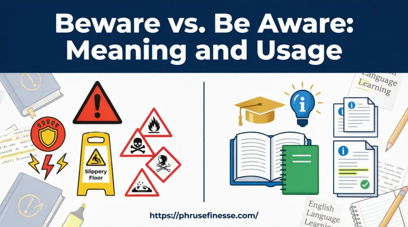 Beware vs. Be Aware