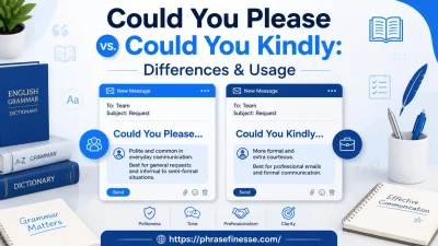 Could You Please vs. Could You Kindly