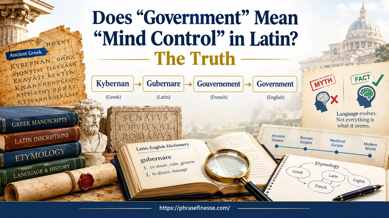 Does “Government” Mean “Mind Control” in Latin