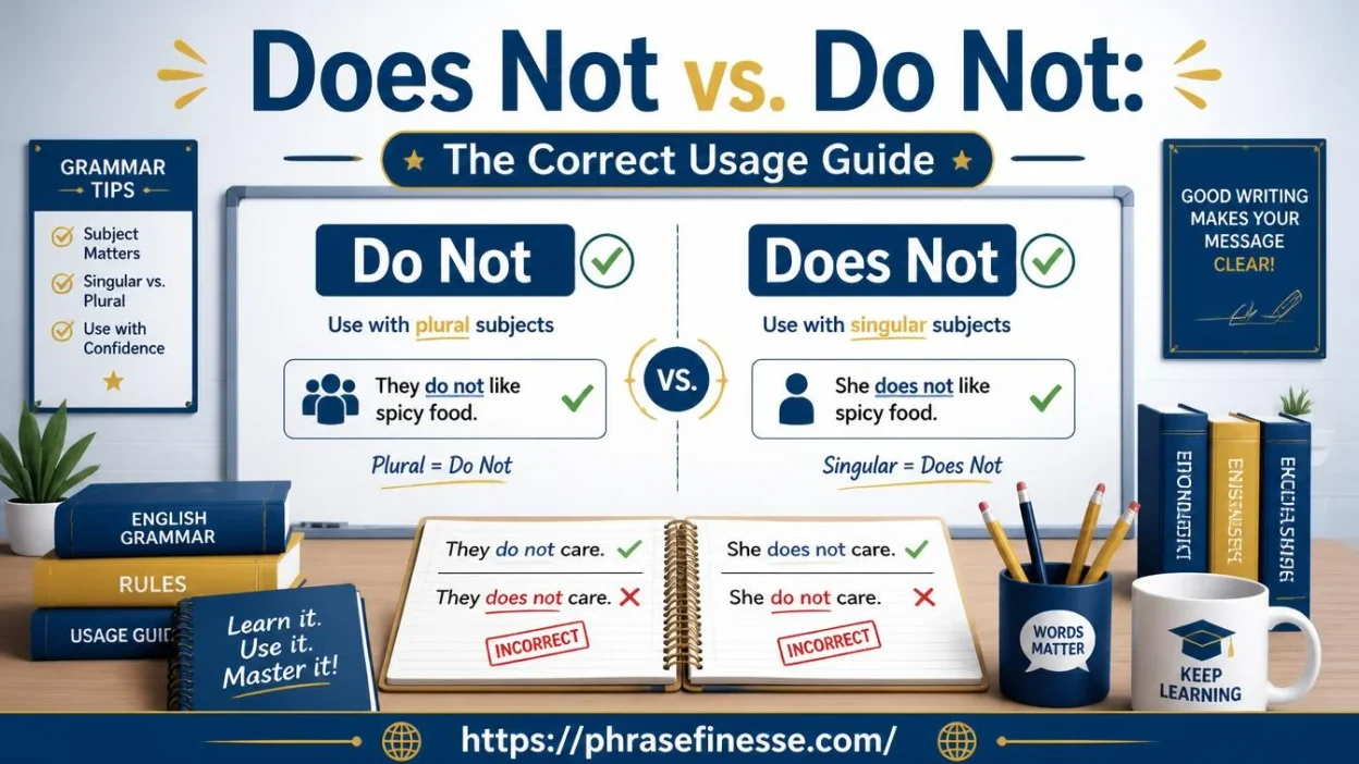 Does Not vs. Do Not
