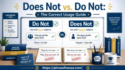 Does Not vs. Do Not