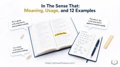 In The Sense That
