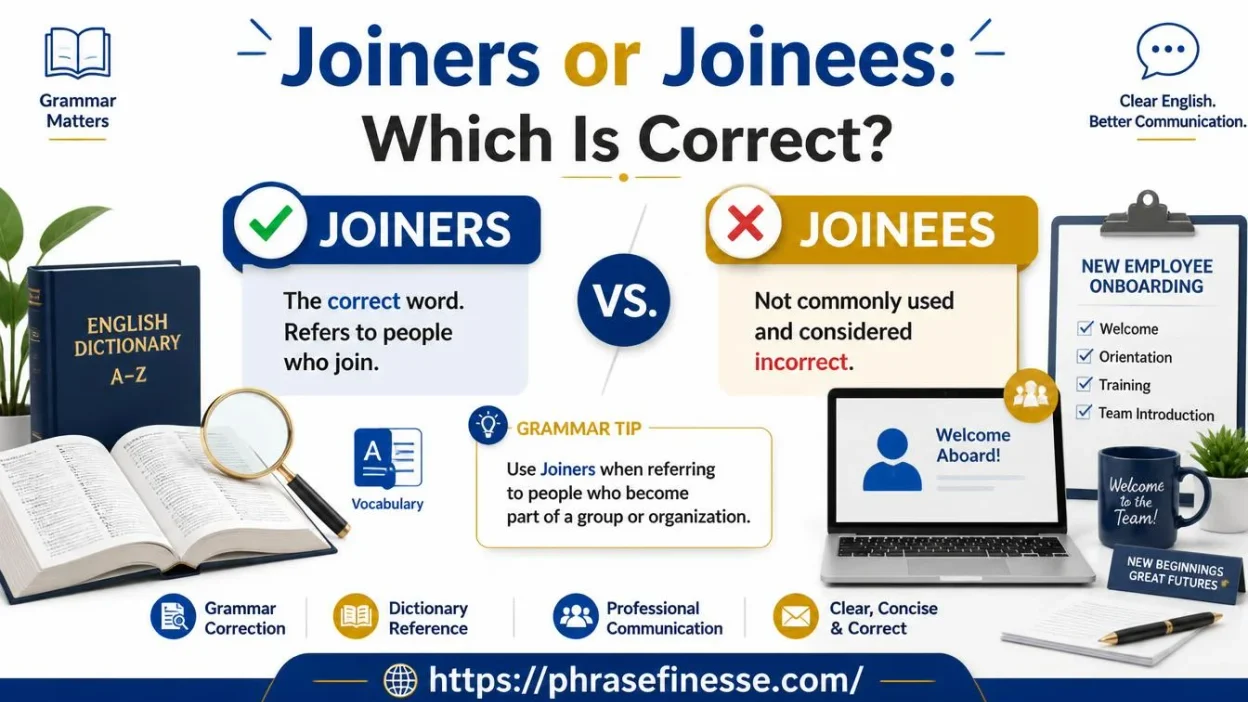 Joiners vs. Joiners