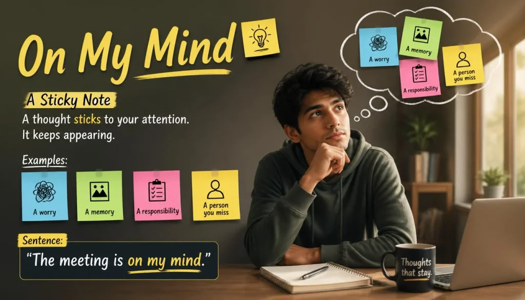 “On My Mind” : A Sticky Note