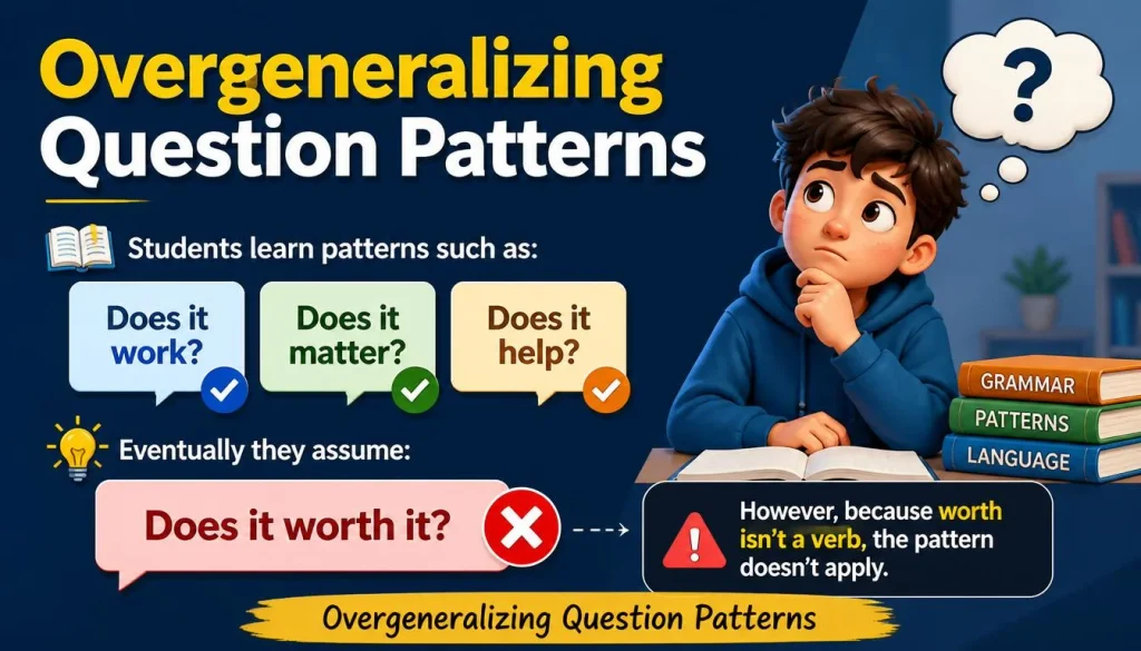 Overgeneralizing Question Patterns