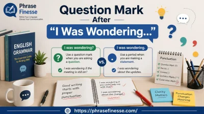 Question Mark After “I Was Wondering…” 