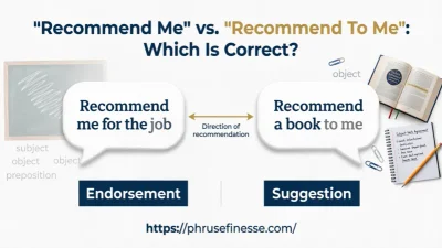 “Recommend Me” vs. “Recommend To Me”