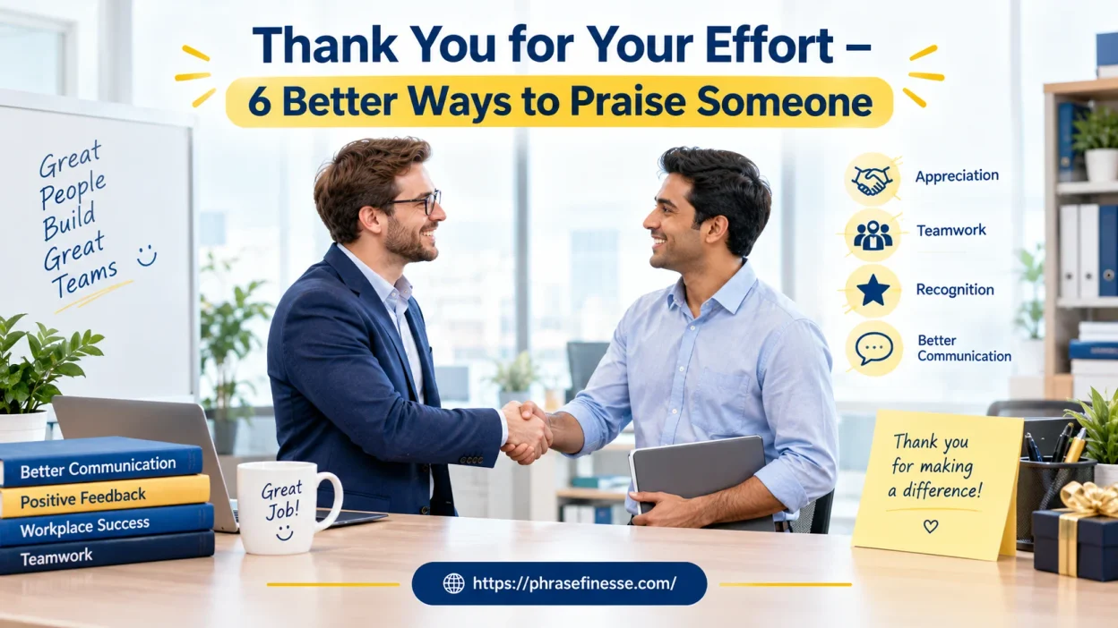 Thank You for Your Effort