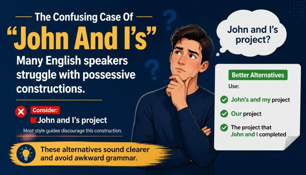The Confusing Case Of “John And I’s”