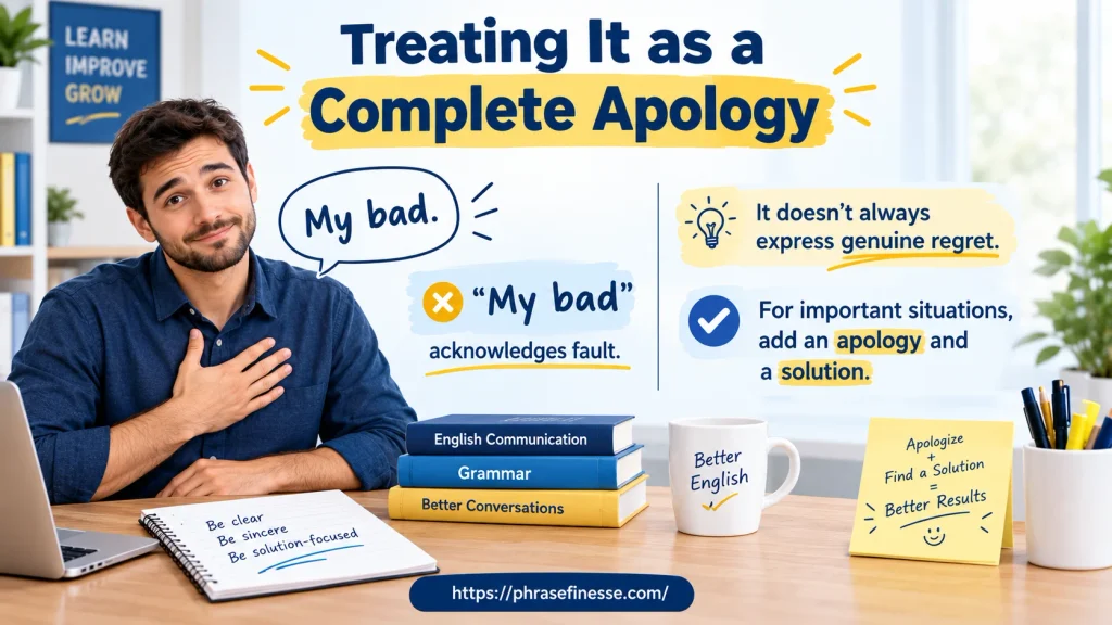Treating It as a Complete Apology
