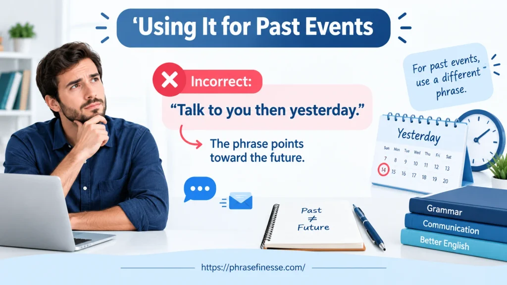 Using It for Past Events