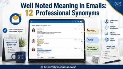 Well Noted Meaning in Emails