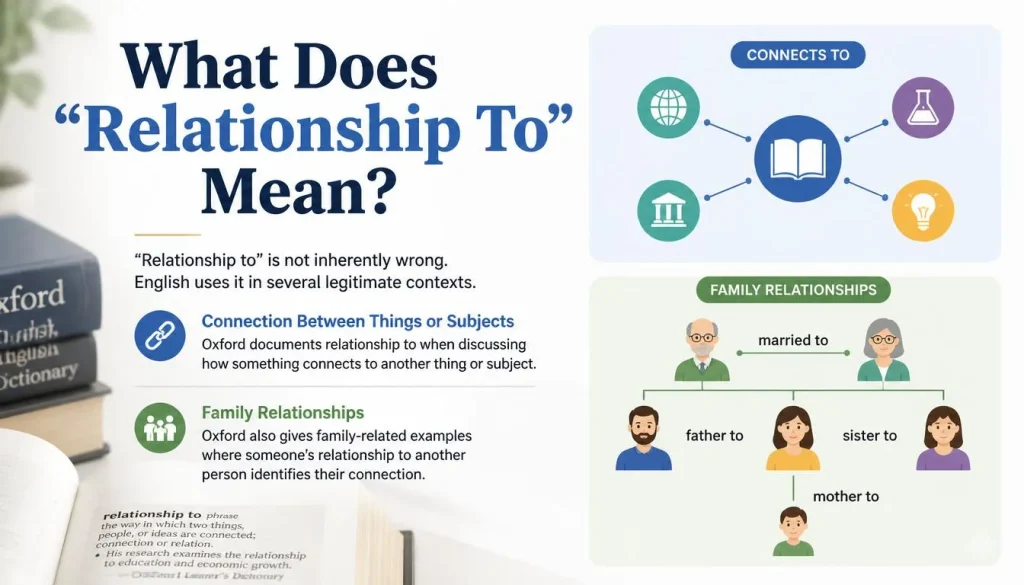 What Does “Relationship To” Mean