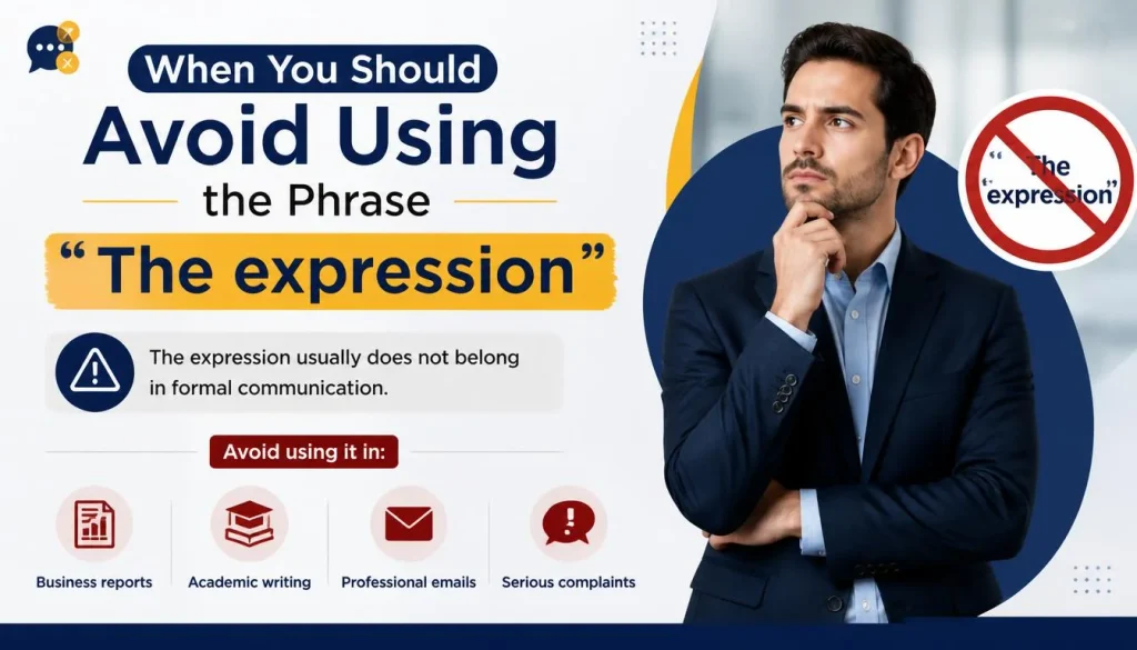 When You Should Avoid Using the Phrase